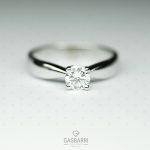Solitario con Diamante da Mezzo Carato - colore F purezza VVS1