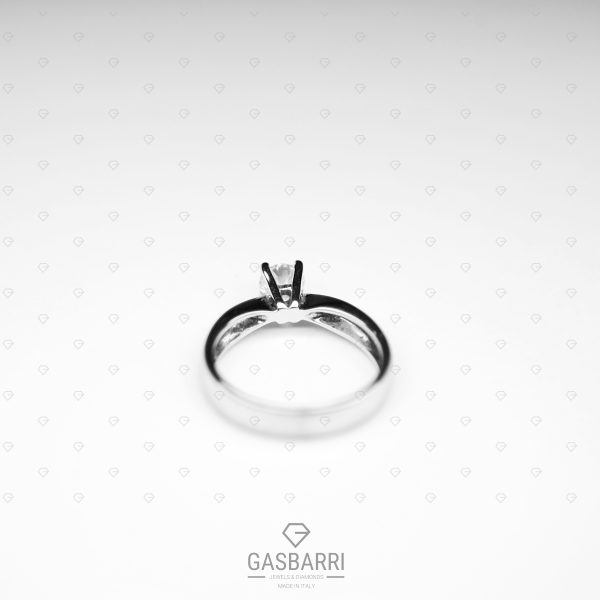 Solitario Platino Diamante 0.50 D-IF Triplo Excellent GIA