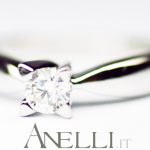Anello Solitario 0,40 carati D-VS1 GIA