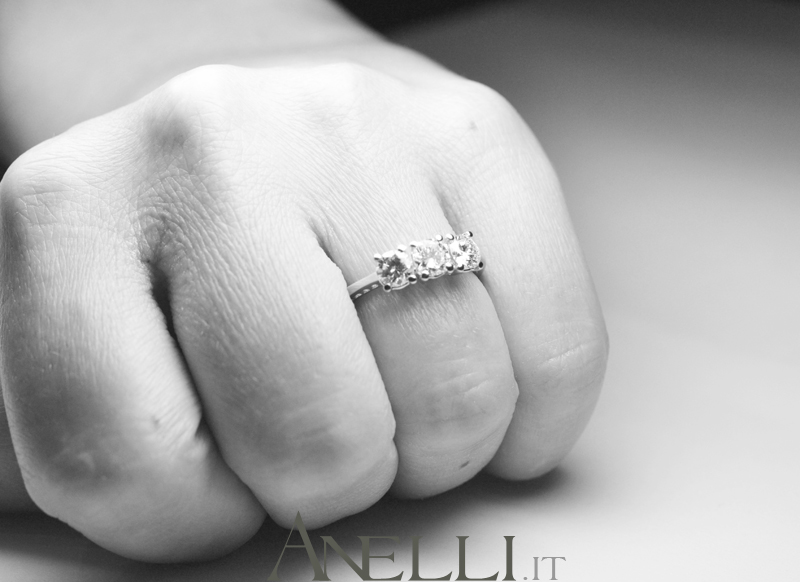 Trilogy 1 Carato Diamanti colore D purezza VS1 GIA