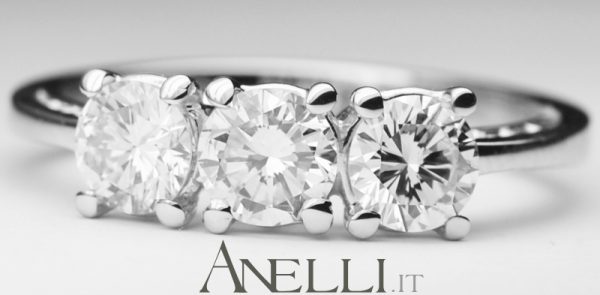 Trilogy 1 Carato Diamanti colore D purezza VS1 GIA