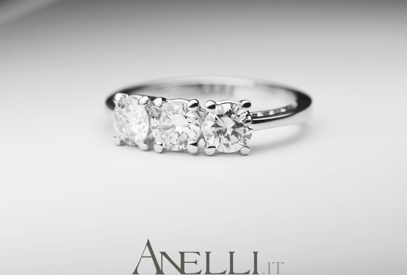 Trilogy 1 Carato Diamanti colore D purezza VS1 GIA