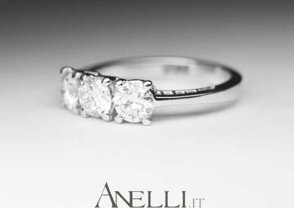 Trilogy 1 Carato Diamanti colore D purezza VS1 GIA