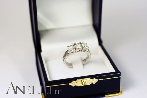 Trilogy di 1,20 carati con Diamanti colore D GIA