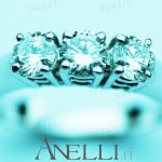 Anello Trilogy 1 carato colore D purezza VS1 GIA