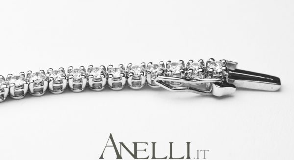 Bracciale Tennis con Diamanti 4 Carati F-VS1