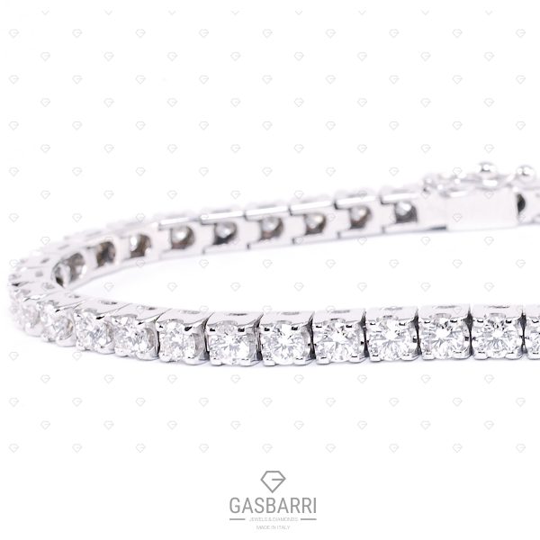 Bracciale Tennis con Diamanti 10 carati G-VS1