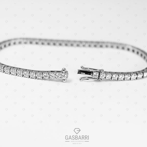 Bracciale tennis di diamanti 5 carati