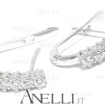 Orecchini classici con diamanti