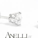 Orecchini punto luce con diamanti F-IF