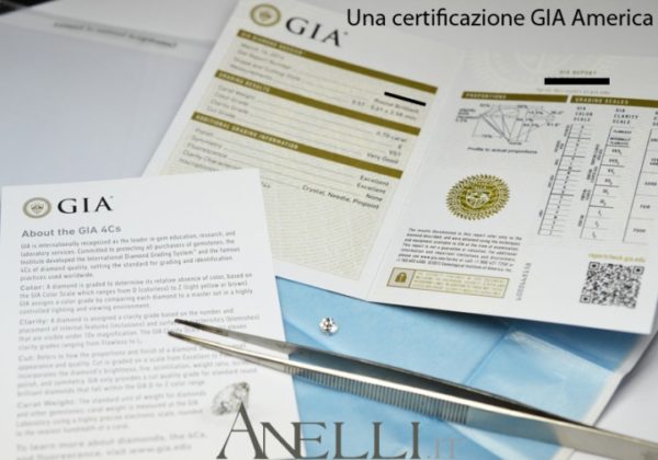 Diamante 0,50 carati D-IF (mezzo carato) Certificato GIA America