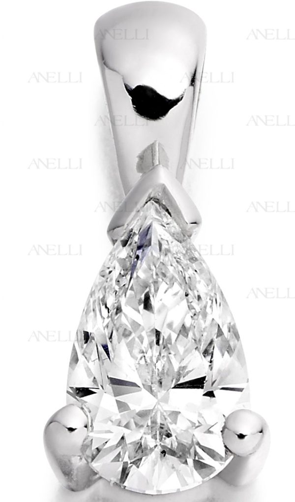 Ciondolo Diamante Goccia 0.80 carati G-VS1
