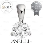 Punto Luce Platino 0.70 carati F-VS1 con GIA
