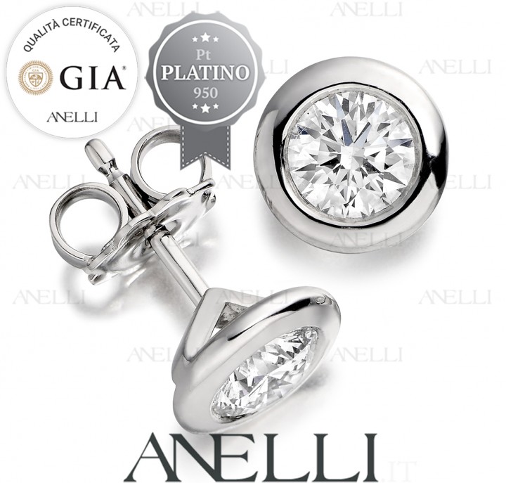 Orecchini diamanti 1 carato clearance