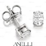 Orecchini Diamanti Ovali 1 Carato F-VVS1