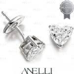 2 Cuori da 0.50 Carati D-VS1 Platino