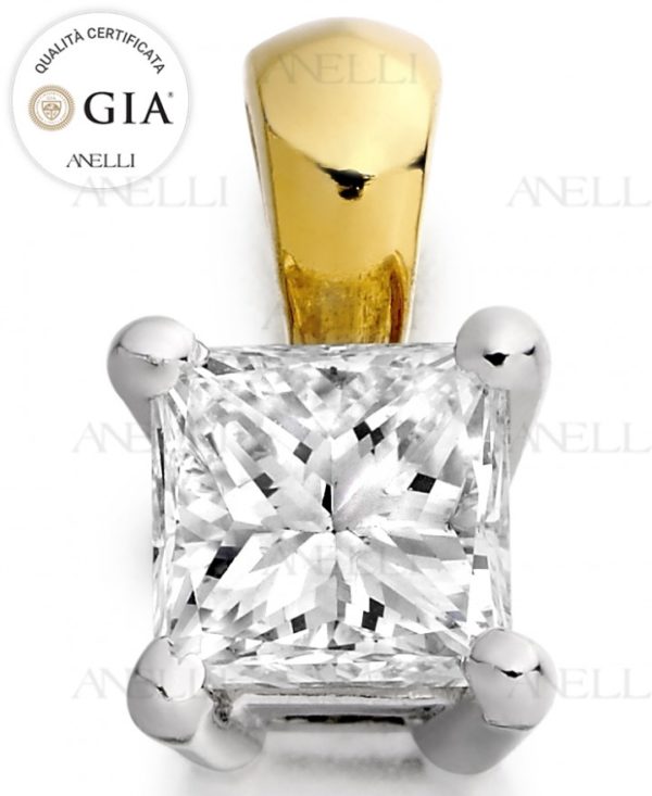 Punto Luce Princess 0.70 Carati F-VVS1 con GIA