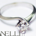 Anello di Fidanzamento 0.40 D-IF Triplo Excellent GIA
