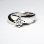 Anello Fidanzamento 0.70 D-IF Triplo Excellent GIA