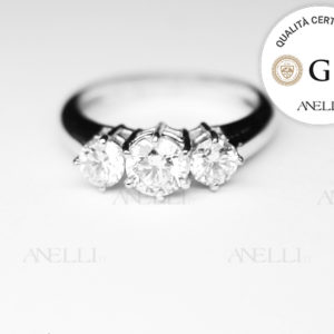 Anello Trilogy 0.80 Carati F-VS1 GIA