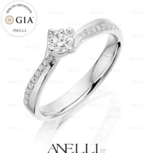 Anello Fidanzamento D-IF GIA America