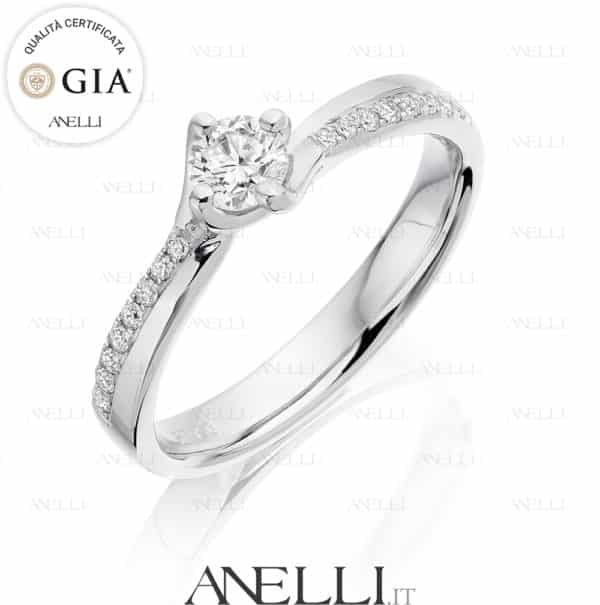 Anello Fidanzamento D-IF GIA America