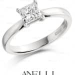 Anello Fidanzamento Princess 0.50 F-VVS1 GIA