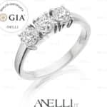 Anello Trilogy 3 da 0.40 F-VS1 GIA