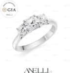 Trilogy Diamante Centrale Asscher F-VS1 GIA