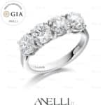 Anello 4 Diamanti 2.80 carati totali D-IF GIA