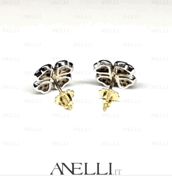 Orecchini Fiore Diamanti Fancy Yellow