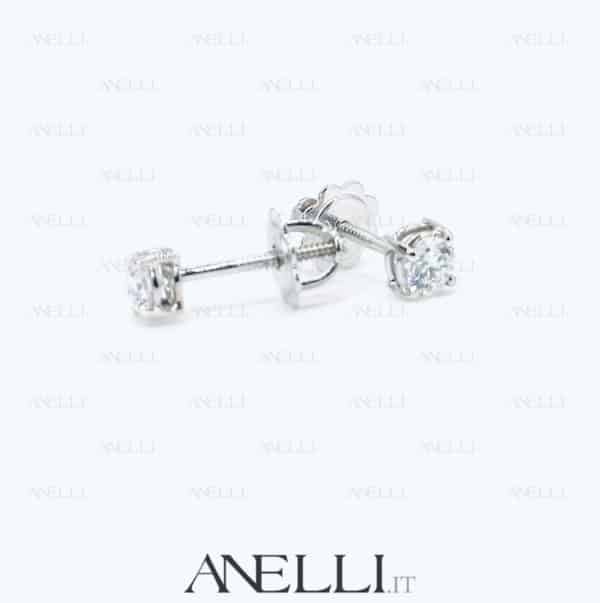 Punti Luce 2 da 0.40 D-IF Triplo Excellent GIA