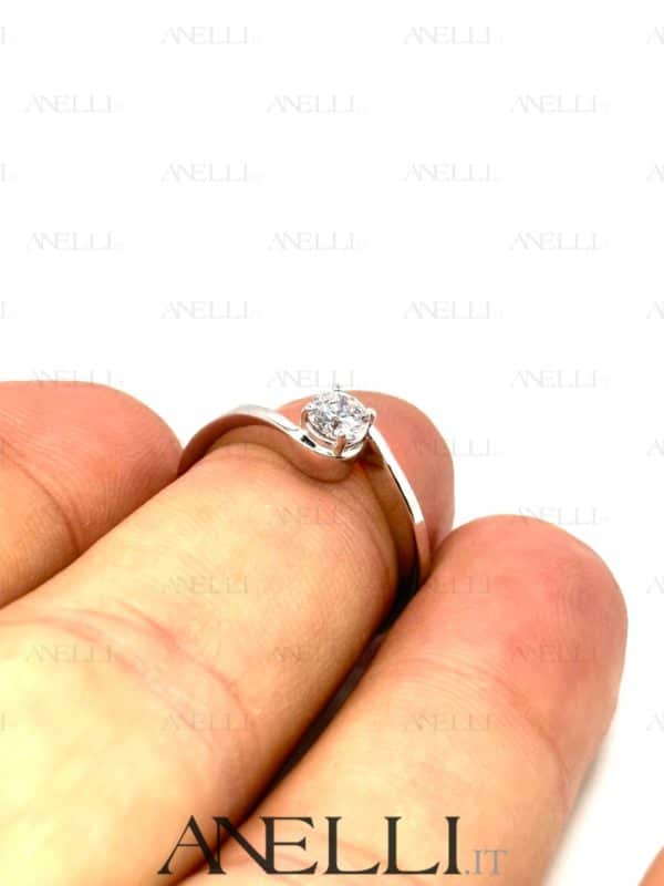 Solitario 0.35 G-VS1 Triplo Excellent GIA