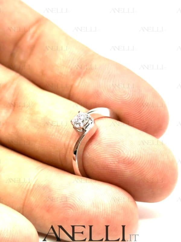 Solitario 0.35 G-VS1 Triplo Excellent GIA