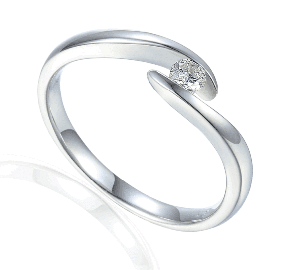 Anello Fidanzamento 0.30 Carati GIA