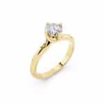 Anello Fidanzamento 0.50 F-VVS1 GIA