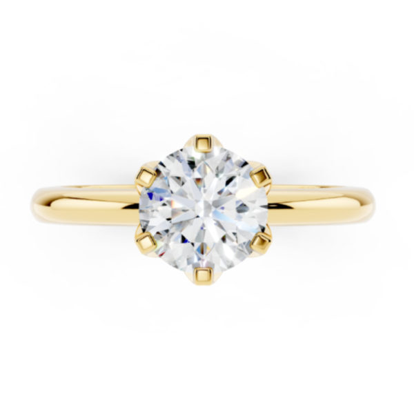 Anello Artigianale 1 Carato F-VS1 GIA