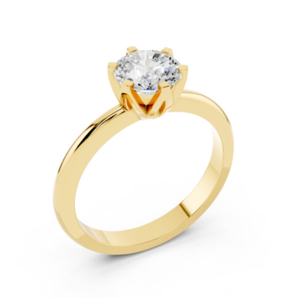 Anello Artigianale 1 Carato F-VS1 GIA