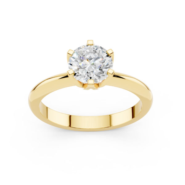 Anello Artigianale 1 Carato F-VS1 GIA