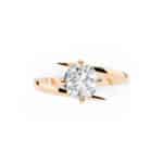 Anello Fidanzamento 1 carato F-VVS1 GIA