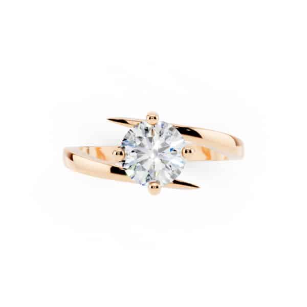Anello Fidanzamento 1 carato F-VVS1 GIA