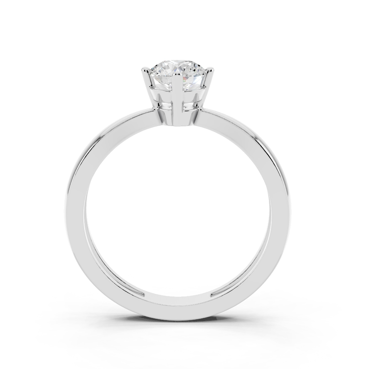 Anello Solitario 0.60 D-VS1 Triplo Excellent GIA