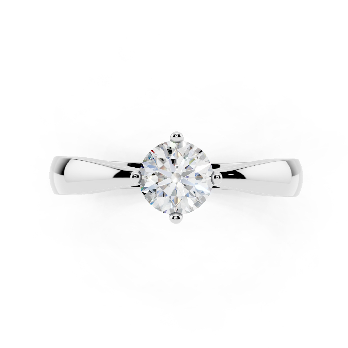 Anello Solitario 0.60 D-VS1 Triplo Excellent GIA