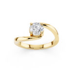 Solitario 0.70 carati D-VS1 Triplo Excellent GIA